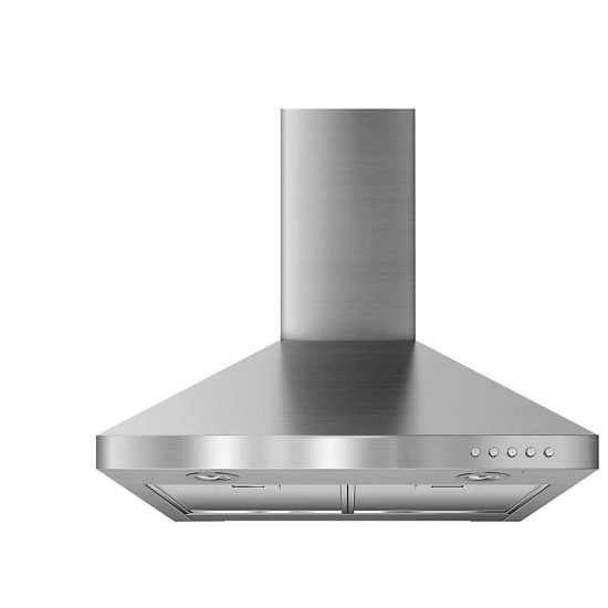 Maytag UXW7324BSS Hood, 24" Exterior Width, Chimney, Outside / Ducting, Halogen, 300 CFM