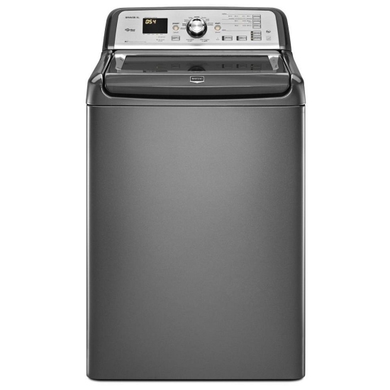 Maytag Bravos XL Series MVWB725BG LAVEUSE HE À CHARGEMENT VERTICAL 5,2 PI CU C.E.I. AVEC HUBLOT