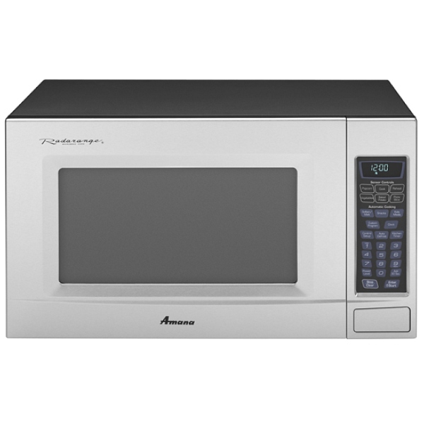 Amana AMC2206BAS 2.0 cu. ft., 1,100 watt Countertop Microwave Oven ...