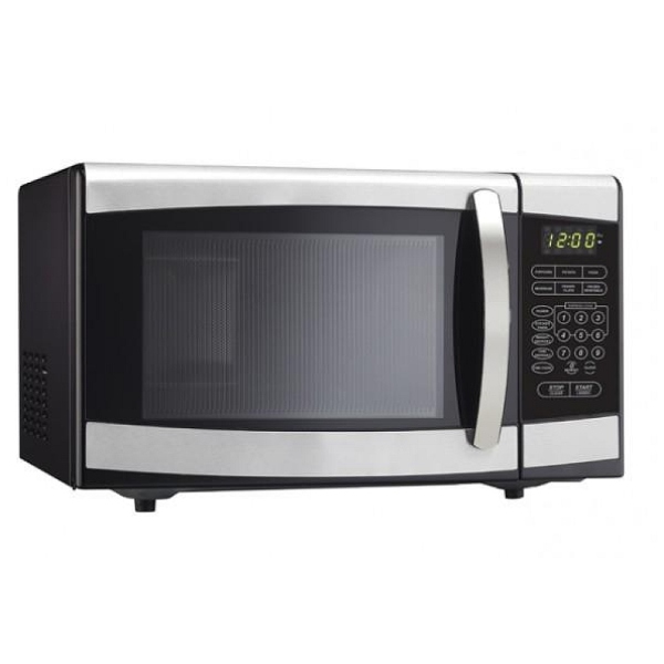 Danby DMW099BLSDD Countertop Microwave, 19 3/16