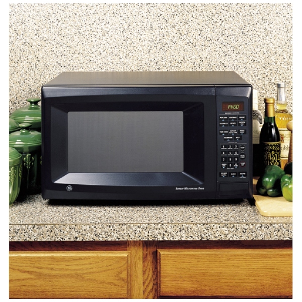 GE JE1460BF Countertop Family-Size Microwave Oven, Auto & Time Defrost ...
