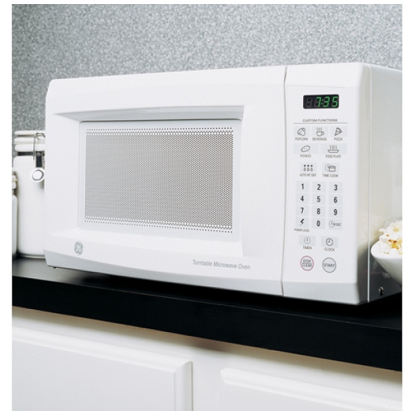 GE JES735WJ Countertop Microwave Oven, Auto Defrost, Turntable ...