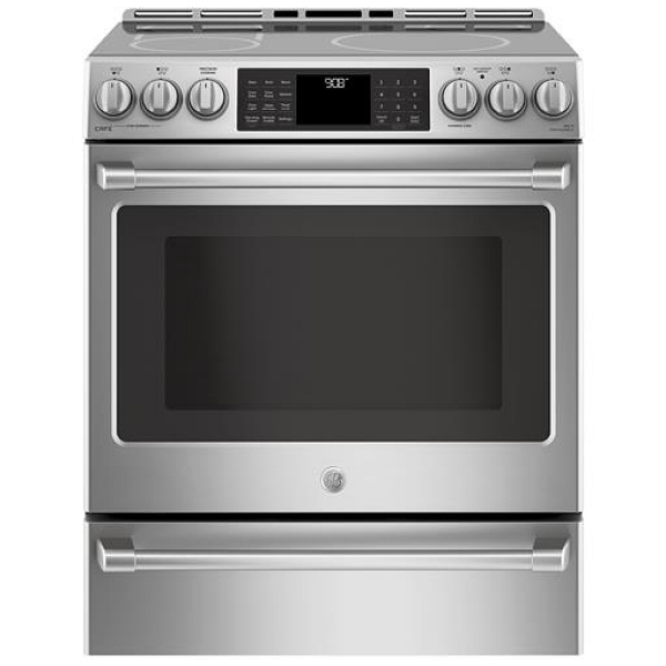 Cuisinière GE Cafe CCHS985SELSS , Cuisinière électrique, 30 po, Convection, 5