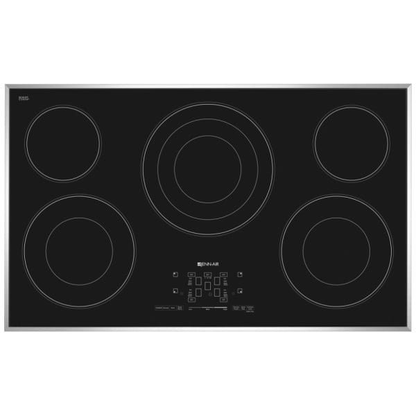 JennAir JEC4536BS Cooktop, Electric Cooktop, 36 inch, 5 Burners, Glass