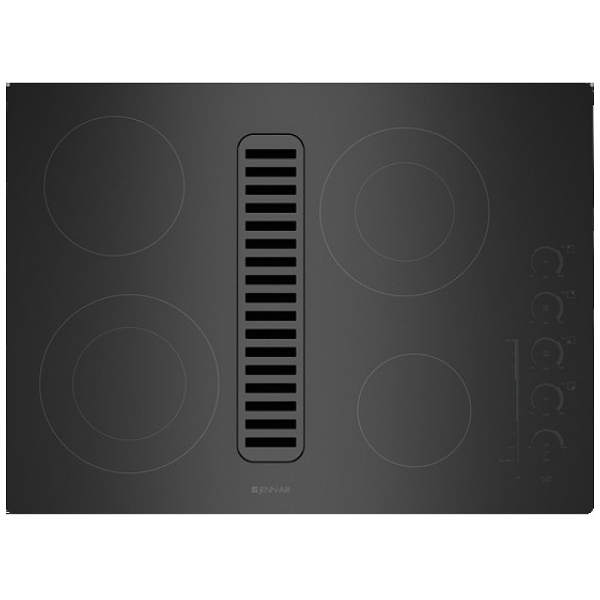 JennAir JED4430WB Cooktop, Electric Cooktop, 36 inch, 4 Burners, Glass