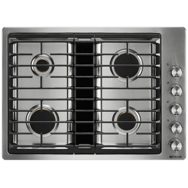 JennAir JGD3430GS Cooktop, Gas Cooktop, 30 inch, 4 Burners, Stainless