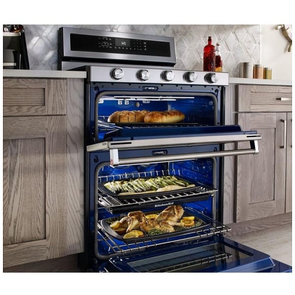 KitchenAid KFDD500ESS Range, Dual Fuel Range, 30 inch, Self Clean