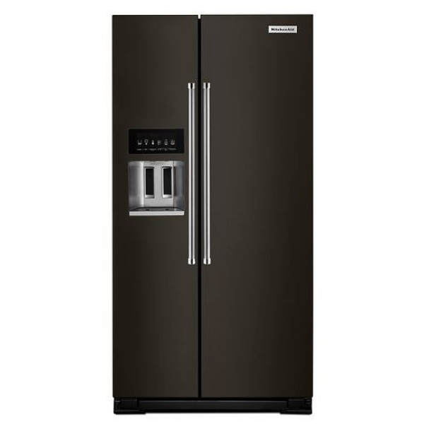 KitchenAid KRSC503EBS Side by Side Refrigerator, 36" Width, Thru Door