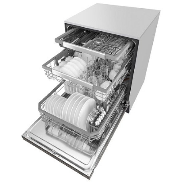 Lavevaisselle LG LDP6797BD , 24 po, 9 Cycles de lavage, Acier inoxydable (intérieur), 3 Paniers