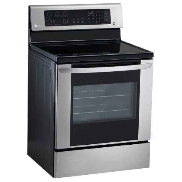 LG LRE3061ST Range, Electric Range, 30 inch, Convection, 5 Burners