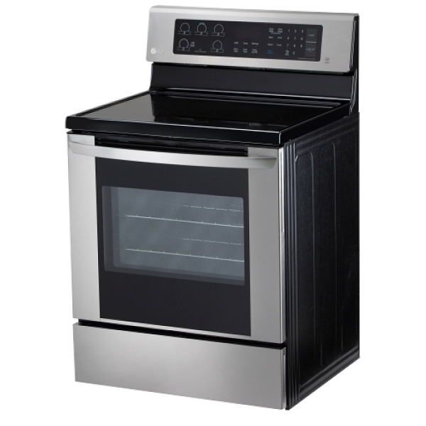 LG LRE3061ST Range, Electric Range, 30 inch, Convection, 5 Burners