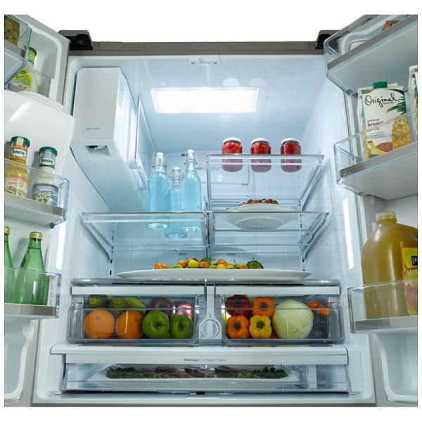 Samsung RF323TEDBSR French Door Refrigerator, 36 in, 31.6 Cu.Ft, with Twin Plus Cooling System