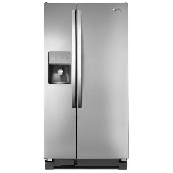 Whirlpool WRS322FDAB Side by Side Refrigerator, 33" Width, Thru Door