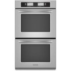 Kitchen Aid KEBU208SSS Double Wall Oven, 30in, 8.6 cu.ft (Total), with Self-Cleaning Dual-Fan Convection Ovens and Glass-Touch LCD Display