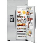 GE Profile PSB42YSX  42'' Built-In Side-by-Side Refrigerator with Overhead Evaporator System,...
