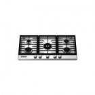 KitchenAid Architect Series II KFGS366VSS 36'' Gas Cooktop with 5 Sealed Burners and Electronic...