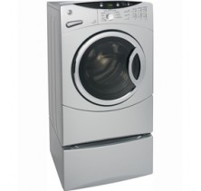 GE GCVH6800J Front Load Washer, 27in, 4.0 cu.ft, with Speed Wash Cycle, Internal Water Heater, Stainless Steel Basket, 5 Wash / Rinse Temperatures, including Sanitization and Energy Star Certified  