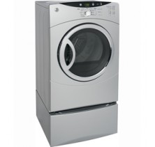 GE PCVH680GJ Front Load Gas Dryer, 27in, 7.0 cu.ft, with Antibacterial Cycle, DuraDrum Interior, Delicates Cycle and Wrinkle Care Extended Tumble