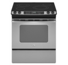 Whirlpool Gold YGY399LXU Slide In Electric Range, 30in, 4.5 cu.ft, with AccuBake Temperature Management System, Adjustable Split Rack, Self Cleaning Oven, Delay Bake, Sabbath Mode, Die-Cast Console 