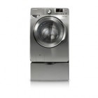 Samsung WF448AAP  Front-Load Washer with 4.5 cu. ft. Capacity, 14 Wash Cycles, 8 Options, 5 Temperature Settings, Steam Washing, SilverCare/VRT Technology, LCD Display and Diamond Drum Design.