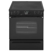 Maytag MES5875BC Slide In Electric Range, 30in, 4.5 cu.ft, with Precision Cooking System with PreciseBake, EvenAir True Convection System with Auto Conversion Option and Delay Start Oven Control  
