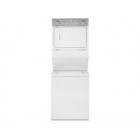 Maytag MGT3800TW Gas Laundry Center, 27 in, with  2.5 cu. ft. Washer, 5.9 cu. ft. Dryer, 9 Wash Cycles, 6 Dry Cycles, Wash/Dry Sensors, 2-Speed Motor and 1/2 HP Drain Pump 