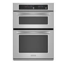 Kitchen Aid KEMS308S Microwave Wall Oven, 30in, 4.3 cu.ft, with Even-Heat True Convection System, Soften and melt microwave cycles, Microwave convection and Crispwave Technology   
