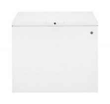 GE FCM9DTWH 8.8 Cu. Ft. White Manual Defrost Chest Freezer, with 2 Lift-Out Storage Baskets, Interior Light, and Lock with Key