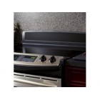 GE Optional 5 1/4'' Backguard: Black