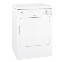 GE Spacemaker PSKP333EBWW Portable Front Load Electric Dryer, 24in, 3.6 cu.ft, with 3 Drying Cycles, Slide-in-Door Lint Filter, 3 Temperature Levels, Time Fluff and 110V Electrical Requirement  