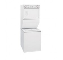 Whirlpool YWET3300SQ Electric Laundry Center, 27in, with 2.6 Cu. Ft. Capacity Wash Basket, 5.9 Cu. Ft. Extra Large Capacity Drum, 8 Automatic Wash Cycles, 6 Automatic Drying Cycles and 4 Water Levels 