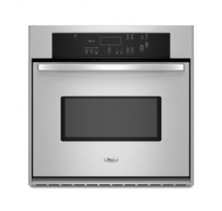 Whirlpool RBS277PV Single Wall Oven, 27in, 3.6 cu.ft, with TimeSavor Convection Cooking, Delay Bake, Control Lock, Timer Preheat Countdown and AccuBake Temperature Management