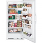 GE FUM21SVRWW Upright Freezer, 32in, 20.6 Cu. Ft. Manual Defrost with 4 Cabinet Shelves, 5 Adjustable Bins, Manual Defrost and Sliding Bulk Storage Basket