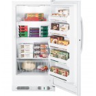 GE FUM14SVRWW 14.1 cu. ft. Upright Freezer with 3 Wire Shelves, and Manual Defrost : White