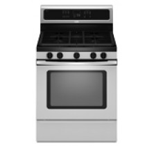 Whirlpool Gold GFG461LV Freestanding Gas Range, 30in, 5.0 cu.ft, with 5 Sealed Burners, Full-Width Satin-Finish Burner Grates, Rapid Preheat, Sabbath Mode, EasyView Extra-Large Oven Window and Storage