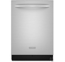 Kitchen Aid KUDC03FVSS Dishwasher/Fully Integrated, 24in, with 3 Wash Cycles, 3 Options, 4 Stainless Steel Wash Arms, and Optimum Wash Sensor 