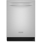 Kitchen Aid KUDC03FVSS Dishwasher/Fully Integrated, 24in, with 3 Wash Cycles, 3 Options, 4 Stainless Steel Wash Arms, and Optimum Wash Sensor 