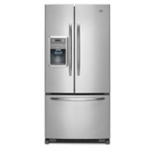 Maytag MFI2269VE French Door Refrigerator, 33in, 22. cu.ft, with Electronic Ice and Water Dispenser, Sealed FreshLock Crispers with Humidity Control, Door Alarm, Temperature Alarm and Energy Star    