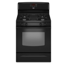 Maytag MGR7662W Freestanding Gas Range, 30in, 5.0 cu.ft, with 13,500-BTU Power Cook Burner, Control Lockout Option, Delay Bake/Clean Setting, Precision Cooking System and Four Cooktop Burners 