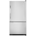 Amana ABB192Z Bottom Mount Refrigerator 19 Cu. Ft. Stainless Steel Left Swing