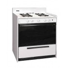 Danby DGR307WN 30'' Freestanding Gas Range with 4 Sealed Burners, 4.3 cu. ft. Oven, Manual Clean, Interior Light, Viewing Window and Bottom Broiler