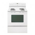Inglis IVE3230 Freestanding Electric Range, 30in, 4.8 cu.ft, Coil, Extra Large Window, Metal Console, 1 Appl. Outlet, Manual Oven Light, Easy Clean, Glass Door, Towel Bar Handle
