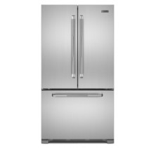 Jenn AIr JFC2290V  22 cu.ft. -72`` Tall Counter Depth, Hidden Hinges, Elec Temp Read Out, Single Hand Internal Water Dispenser, Fresh Chill Meat Drawer, Factory Installed Ice.
