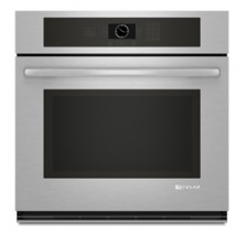 Jenn-Air JJW2430W 30 inch Single Wall Oven with MultiMode Convection with 4.3-Inch Full Color Menu-Driven LCD Display, Dual-Speed Reverse Air Flow Fan and Hidden Bake Element 