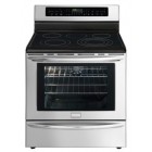 Frigidaire Gallery CGEF3057KF Freestanding Range, 6.0 Cu. Ft., 30in Electric, Auto Shut-Off, Quick Clean Option, Smoothtop Ceramic Glass Cooking Surface, Express-Select Precision Touch Controls 