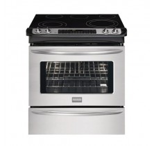 Frigidaire Gallery CGES3065K Slide-In Range, 4.2 Cu. Ft, 30in, Electric, Convection, Self Clean, Auto Shut-Off, Smoothtop Ceramic Glass Cooking Surface, Express-Select Precision Controls (ESEC)