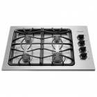 Frigidaire FGGC3045K 30'' Gas Cooktop, Deep Drawn Cooktop, Continuous  Cast Iron Grates with Black...