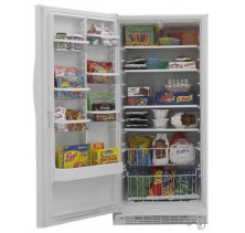 Whirlpool EV188NY Upright Freezer, 30in, 17.7 cu. ft. with 4 Adjustable Glass Shelves, Frost Free, Adjustable Door Bins, Fast Freeze Setting, 2 Baskets and Optional Ice Maker