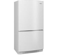 Whirlpool EV205NBT Upright Freezer, 33in, 19.6 cu.ft, w/ 3 Slide-Out Wire Shelves, Frost Free, Sliding Storage Tub, Fast Freeze Setting, 2-Door Design, Optional Ice Maker and Energy Star