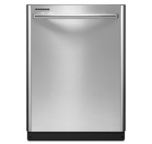 Maytag MDB6769AW Dishwasher/Fully Integrated, 24in, with 5 Wash Cycles, 6 Wash Options, DuraGuard Nylon Racks, Hard Food Disposer, Plastic Interior and Silence Rating of 59 dB